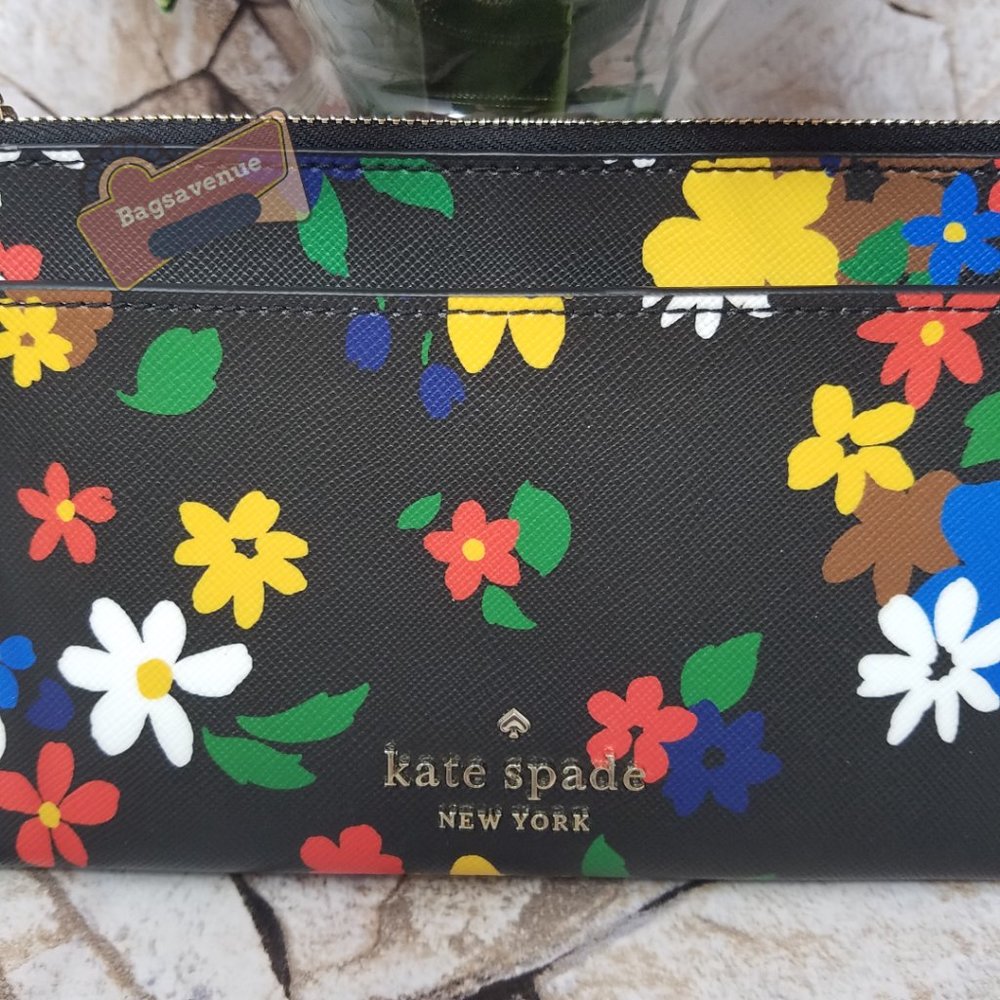 Sailing Medium Double Zip Wristlet Kate Spade - Picture 5 of 14